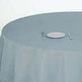 thumbnail image 3 of Efavormart 5PCS 108" Wholesale Round Tablecloth Polyester Round Table Linens For Wedding Party Banquet Restaurant - DUSTY BLUE, 3 of 9