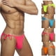 thumbnail image 1 of Bañador de hombre de color liso con tirantes para adultos, pantalones de playa sexis, bañador de bikini de cintura baja para hombre, 1 of 2