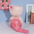 thumbnail image 2 of 2x s Contenedor Escultura Decoración para El Hogar Interior Macarena contenedor de suculentas de resina, 2 of 7