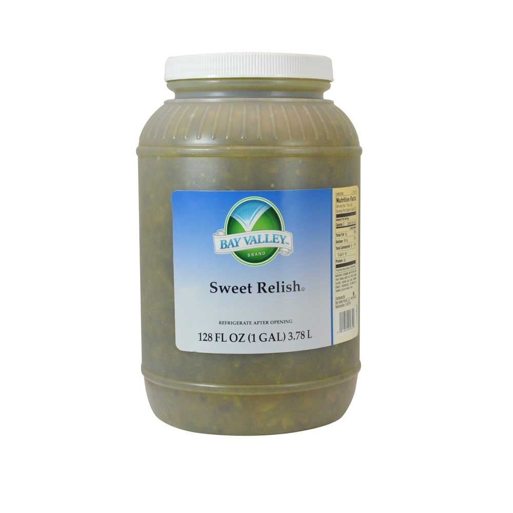 4 pack Bay Valley Foods Premium Sweet Relish, 1 gl