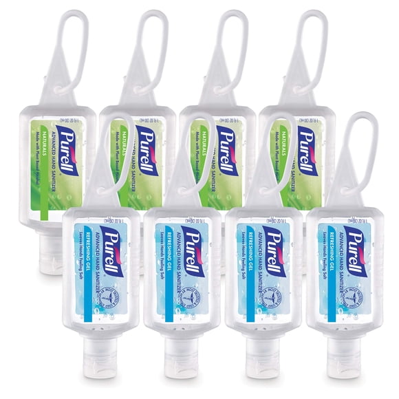 Desinfectante de manos Purell Advanced, 30 ml, tamaño viaje (paquete de 8)