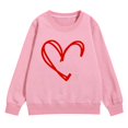 thumbnail image 3 of KAUOD Teen Girls Crew Neck Sweatshirts Cute Heart Print Long Sleeve Pullover Tops Clothes Kids Cotton Soft Walking Hoodies, 3 of 6