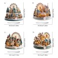thumbnail image 6 of Christmas Decorations Acrylic Ferris Wheel Desktop Ornaments Signs Centerpiece Tabletop Display for Table Home Holiday Party Decoration C1, 6 of 8