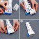 thumbnail image 4 of Dispensador de pasta de dientes giratorio con soporte para exprimidor de pasta de dientes con tubo rodante de 3 piezas (azul), 4 of 5