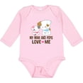 thumbnail image 3 of Inktastic Mimi and Pops Love Me Grandchild Girls Long Sleeve Baby Bodysuit, 3 of 5
