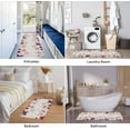 thumbnail image 4 of Red White and Blue Stars Kitchen Mat 2 Piece 4th of July Kitchen Rugs Non Slip Stars Firework Mats, Patriotic Soft Runner Rug Water Absorbent Stars loor Mat for Sink,Laundry 17"x30"+17"x47", 4 of 6