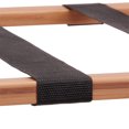 thumbnail image 7 of Household Essentials Bamboo Luggage Rack with Lower Shelf, Brown, 7 of 7
