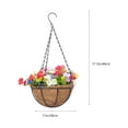 thumbnail image 2 of WEUVEB Maceta Colgante Con Flores Artificiales Para Interior Y Exterior Multicolor, 2 of 6