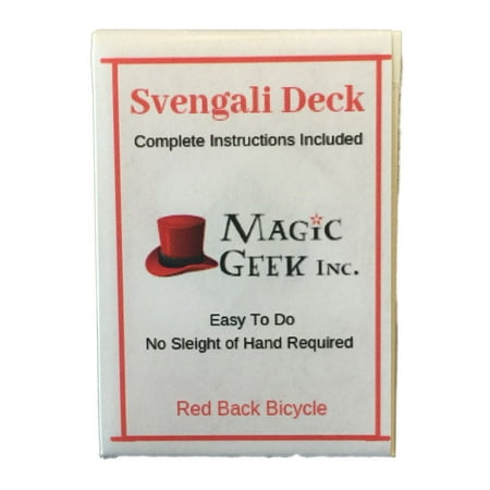 Magic Geek Svengali Deck Trick, (Red, 1 Pack)