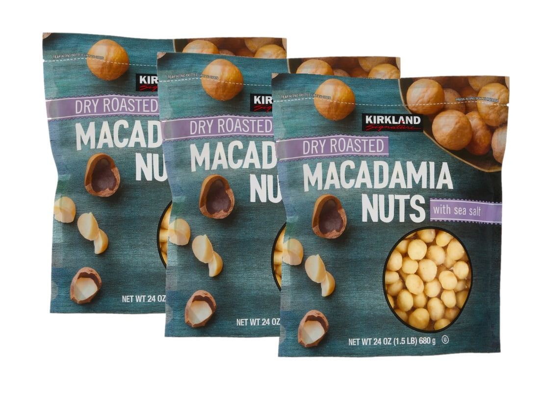 Kirkland Signature Macadamia Nuts, Honey Roasted, 24 oz - Walmart.com
