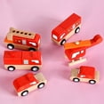 thumbnail image 3 of Wooden Educational Toy Simulation Engineering Vehicle/Ambulance/Fire Truck, 3 of 4