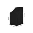 thumbnail image 5 of Housse de Chaise Imperméable pour Extérieur Empilable Jardin Parc patio Mobilier, 5 of 5