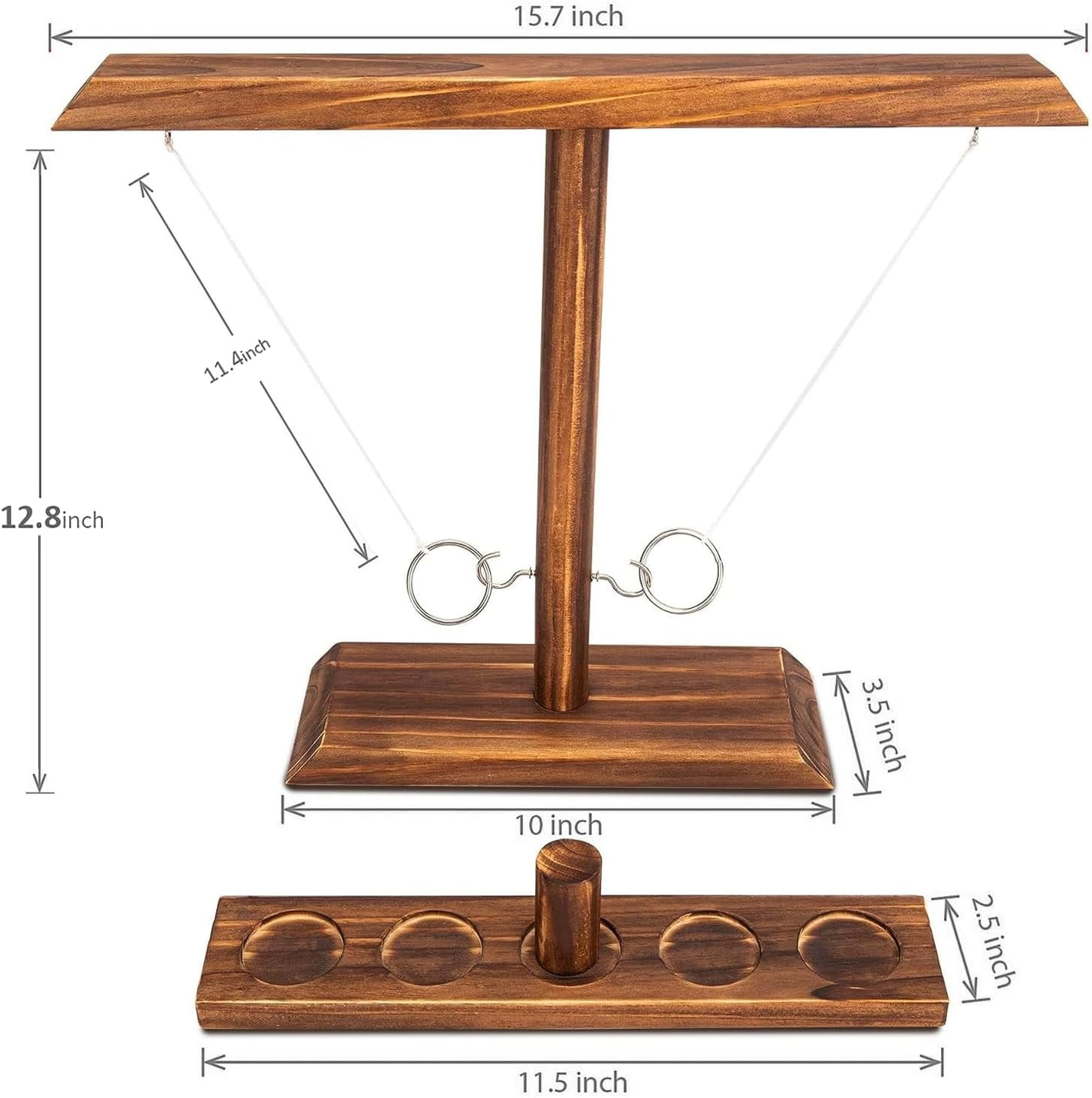 Hook and Ring Toss Battle Game 