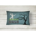 thumbnail image 2 of Carolines Treasures SB3019PW1216 Monster Mash with Mummy Halloween   Canvas Fabric Decorative Pillow 12H x16W multicolor, 2 of 3