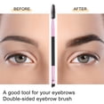 thumbnail image 4 of Unique Bargains 3pcs Soft Double Sided Eyebrow Brush Angled Eye Brow Brush Eyelash Extension Brush Pink Black, 4 of 5