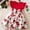 Z999-Red274, variant on JIAYUE Girls Dress O-Neck Toddler Fly Sleeve Cartoon Prints Bowknot Clothes Toddler Stylish Relaxed Fit Casual Daily Wear Children Dresses