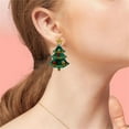 thumbnail image 5 of Niusricy Women Christmas Tree Earrings Dainty Star Tree Dangle Earrings Holiday Jewelry Gift, 5 of 8