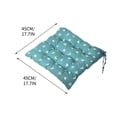 thumbnail image 3 of Ganfancp Color Sólido Cojín de Pana Gruesa Cojín de Grano de Maíz Cojín de Silla de Comedor Cojín de Tatami de Oficina para Estudiantes Liquidación Ventas Hoy Ofertas Prime Cojín de Silla*1, 3 of 3
