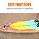 thumbnail image 5 of 10 Pies Enrollado Con Correa Soporte Paleta Surfboard () Naranja, 5 of 6