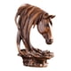 thumbnail image 3 of Estatua de cabeza de caballo, adorno, colección de decoración de cabeza de caballo, escultura para centro de mesa Madera, 3 of 9