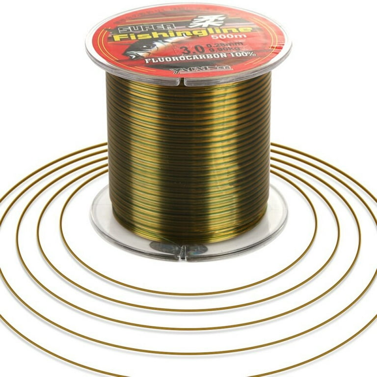 100M Nylon Fishing Line Fluorocarbon Coated Monofilament Fishing Leader  Line Carp Fishing Wire Fishing Accessories