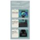 thumbnail image 3 of Desktop Three-In-One Wireless Charging Multi-Function Vertical Folding Audio Bluetooth Speaker with Mobile Phone Holder, 3 of 5