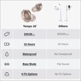 thumbnail image 4 of Auriculares inalámbricos Back Bay Tempo 30 para orejas pequeñas, color dorado, 4 of 8