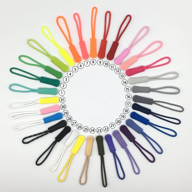 10 tiradores de cremallera de repuesto para mochilas, chaquetas, equipaje, carteras, bolsos de mano (color al azar).