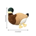 thumbnail image 3 of TIELUTT Pardonne le Colvert Morandi Couleur Sculpture de Sable Jouet Poupée Coussin, 3 of 3