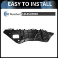 thumbnail image 4 of Unique Bargains Bumper Support Bracket Right Front Bumper Retainer Bracket Hold Mount No.525350R030 for Toyota RAV4, 4 of 6