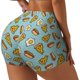 thumbnail image 1 of Balery Hot Dog Pizza Pantalones cortos de entrenamiento estampados para mujer, sin costuras, ajustados, para gimnasio, yoga, correr, deportes, ejercicio activo, fitness.-Medium, 1 of 8