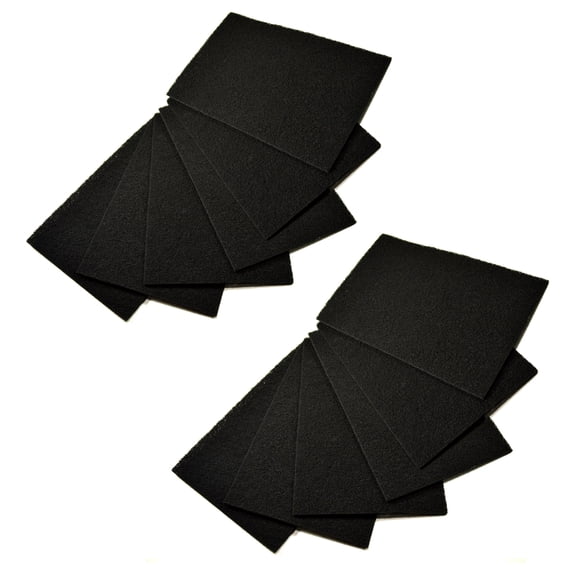 HQRP 12-Pack Carbon Pre-Filter C fits Bionaire A1230H / 9000492 ; GE 106743 / 106753 Air Cleaner Filters