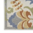 thumbnail image 5 of Nourison Aloha Outdoor Ivory Blue 2' x 6' Area Rug (2x6), 5 of 8