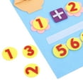 thumbnail image 2 of Early Educational Toy Felt Math Board Digital Board Toy Number Cognitive Toy Kids Plaything, 2 of 9