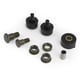 thumbnail image 1 of Kit Tornillo Goma Buje de Parador para Moto Alessia DS150 DS125 negro, 1 of 4