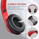thumbnail image 2 of Auriculares Bluetooth sobre la oreja, graves profundos estéreo, orejeras de proteína de memoria suave y micrófono incorporado, para celular/PC/TV, oficina en casa, gimnasio, viajes Ormromra  CZDZ-HQ118-2, 2 of 5