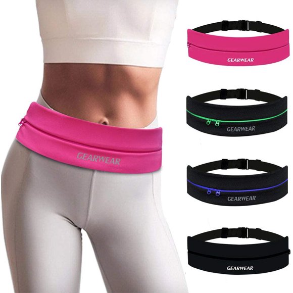 shiyou-Running Phone Holder Runner Belt Waist Pocket for iPhone Xs Max/Xr/X/8/7 Samsung A10/S9/S8 Edge for Workout Fitness Walking Jogging Exercise Sport Gym Men Women Pink