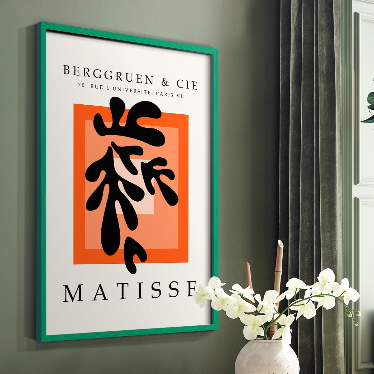 Matisse CII Framed Print - Solid Wood
