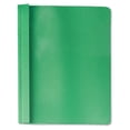 thumbnail image 1 of Clear Front Report Cover  Tang Fasteners  Letter Size  Green  25/Box, 1 of 1