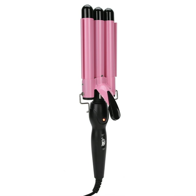 VARITA DE RIZADOR DE 3 BARRILES, Rizador De Pelo De Temperatura Ajustable, Herramiente De Peinado, 110 V ~ 240 V, Turmalina De Cermica, Calentamiento Rápido,