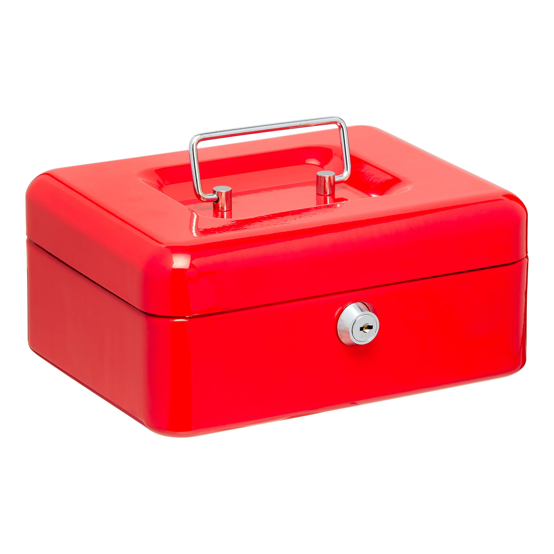Pen + Gear Cash Box with Removable Cash Tray Red