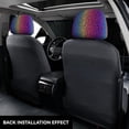 thumbnail image 4 of Uemuo Leopard Neon Rainbow Gradient Printed 2 PCS Car All-Inclusive Headrest Cover, Headrest Protector, Soft Elastic Breathable Seat Headrest Anti-Dirty Cover Headrest Cover Protector, 4 of 6