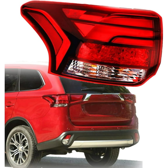 ALL-CARB 1-Pack Rear Left LED Tail Light Brake Lamp Assembly Replacement for 2016-2021 Mitsubishi Outlander Outer Driver Side 8330B177