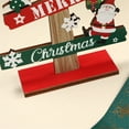 thumbnail image 3 of 8.46 Inch Christmas Tree Wooden Desktop Ornaments, Wooden Xmas Table Centerpieces Decoration For Office And Holiday Party, 3 of 4