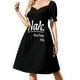 thumbnail image 2 of New York New York Big Vestido de manga corta ropa de mujer recién llegados vestido de noche elegante y elegante, 2 of 7