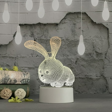 

Ycolew Kitchen Gadgets Cooker 3D USB Acrylic Night Light LED Table Desk Bedroom Decor Gift Warm White Lamp Home & Kitchen Clearance