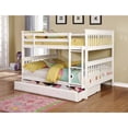 thumbnail image 2 of Stonecroft Furniture Cabrillo  Full Over Full Bunk Bed in White, 2 of 2