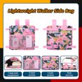 thumbnail image 4 of SupreGear Walker Side Bag, Water-Resistant Pouch, Hand-Free Storage for Folding Walkers, Seniors, Pink Floral, 4 of 8