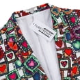 thumbnail image 5 of Men's Christmas Suit Jacket Christmas Fun Ugly Single button Holiday Print, 5 of 6