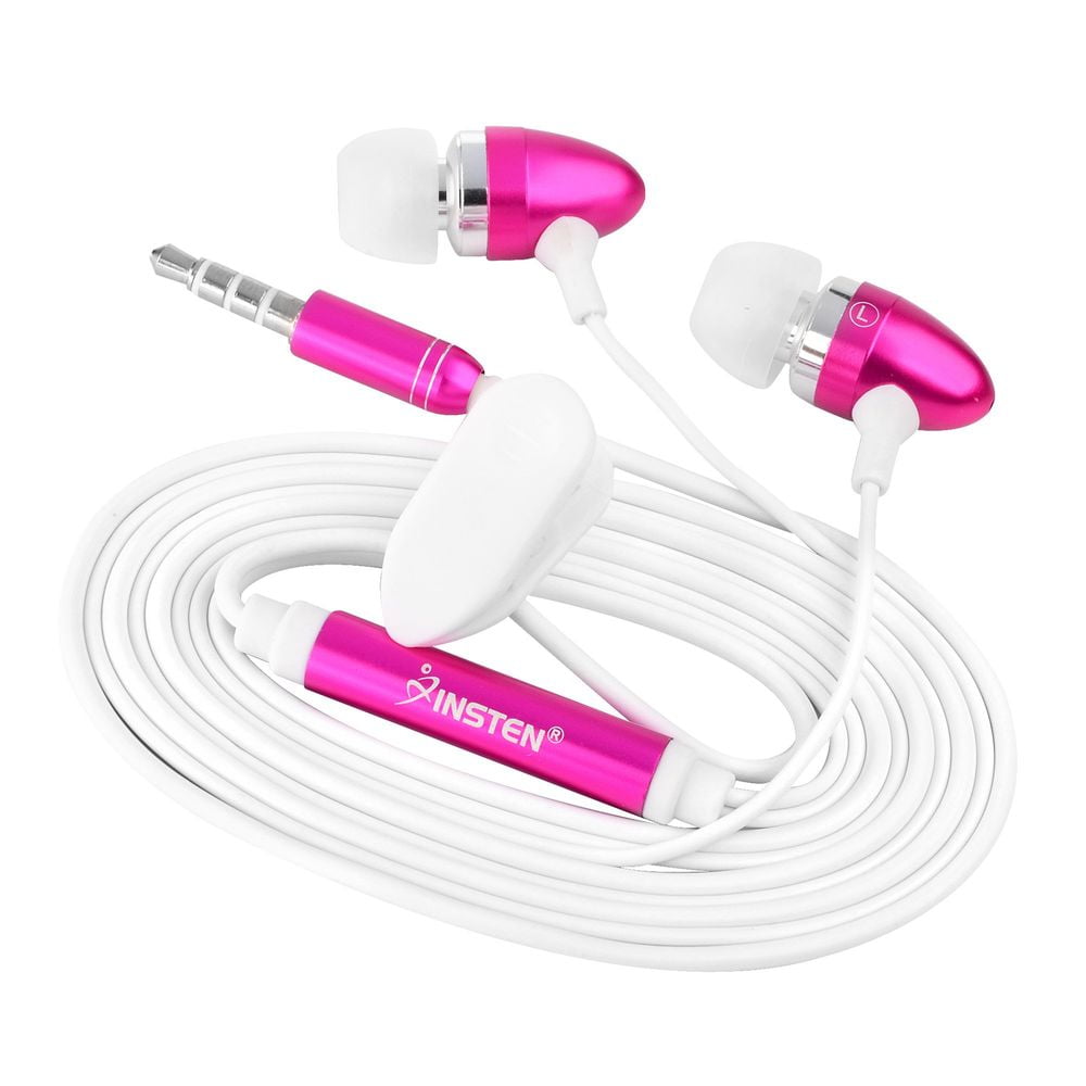 Insten 3.5mm InEar EarBuds Stereo Handsfree Headset Headphone with Microphone Mic & OnOff